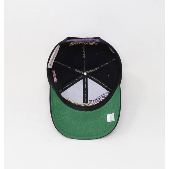 Mitchell & Ness NBA Draft Los Angeles Lakers Black Pro Snapback Cap - Picture 4 of 4
